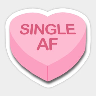 Candy Heart Single AF Sticker